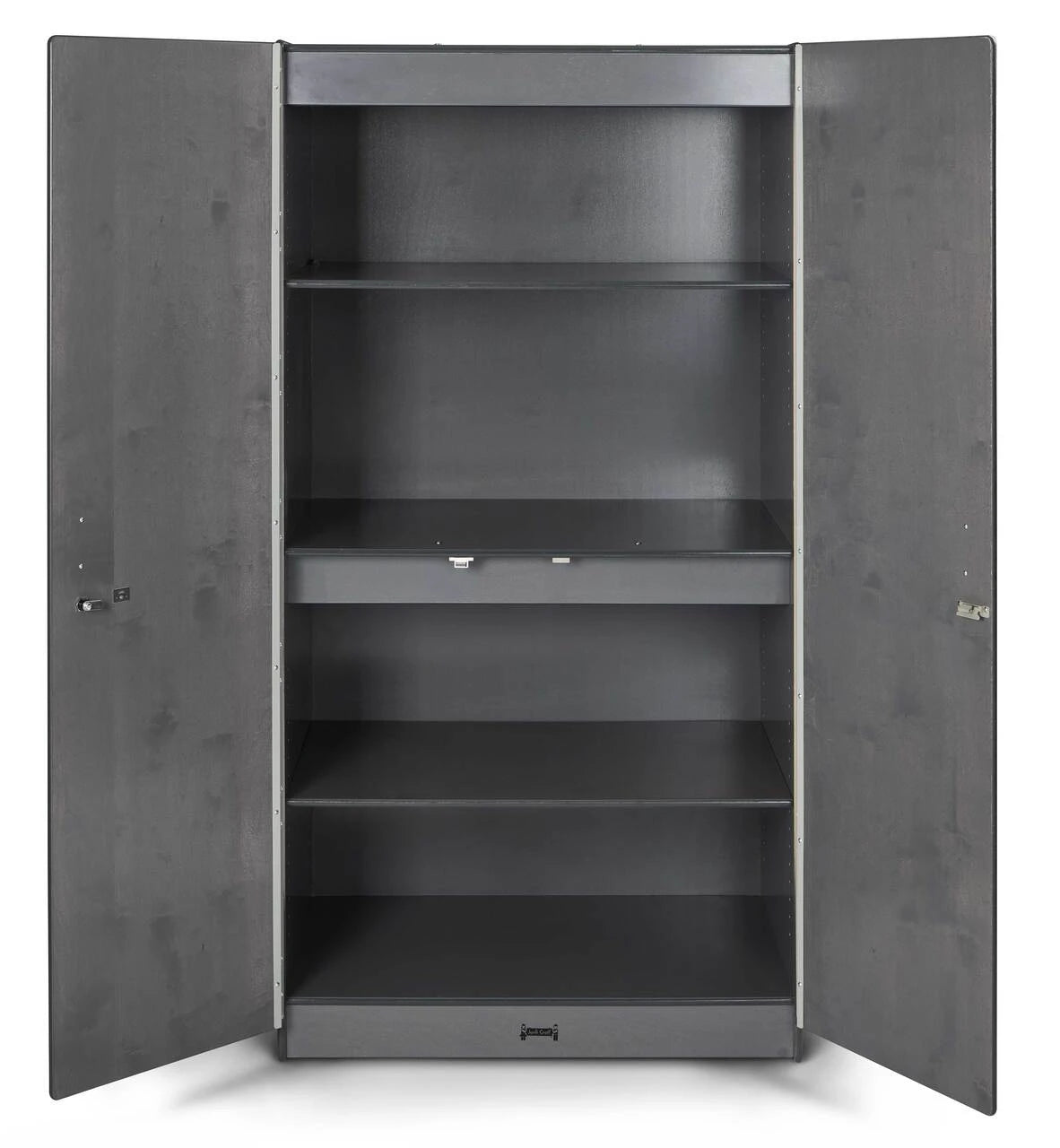Gray Classroom Teacher Storage Cabinet
