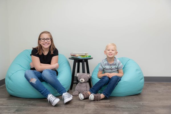 #59472 26" Round Bean Bag - Aqua