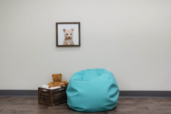 #59472 26" Round Bean Bag - Aqua