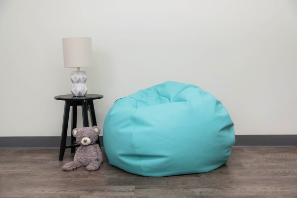#59473 35" Round Bean Bag - Aqua