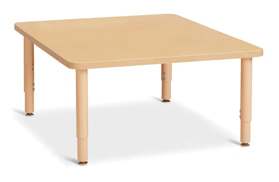Purpose+ Kids Square Maple Classroom Table - 30" x 30"