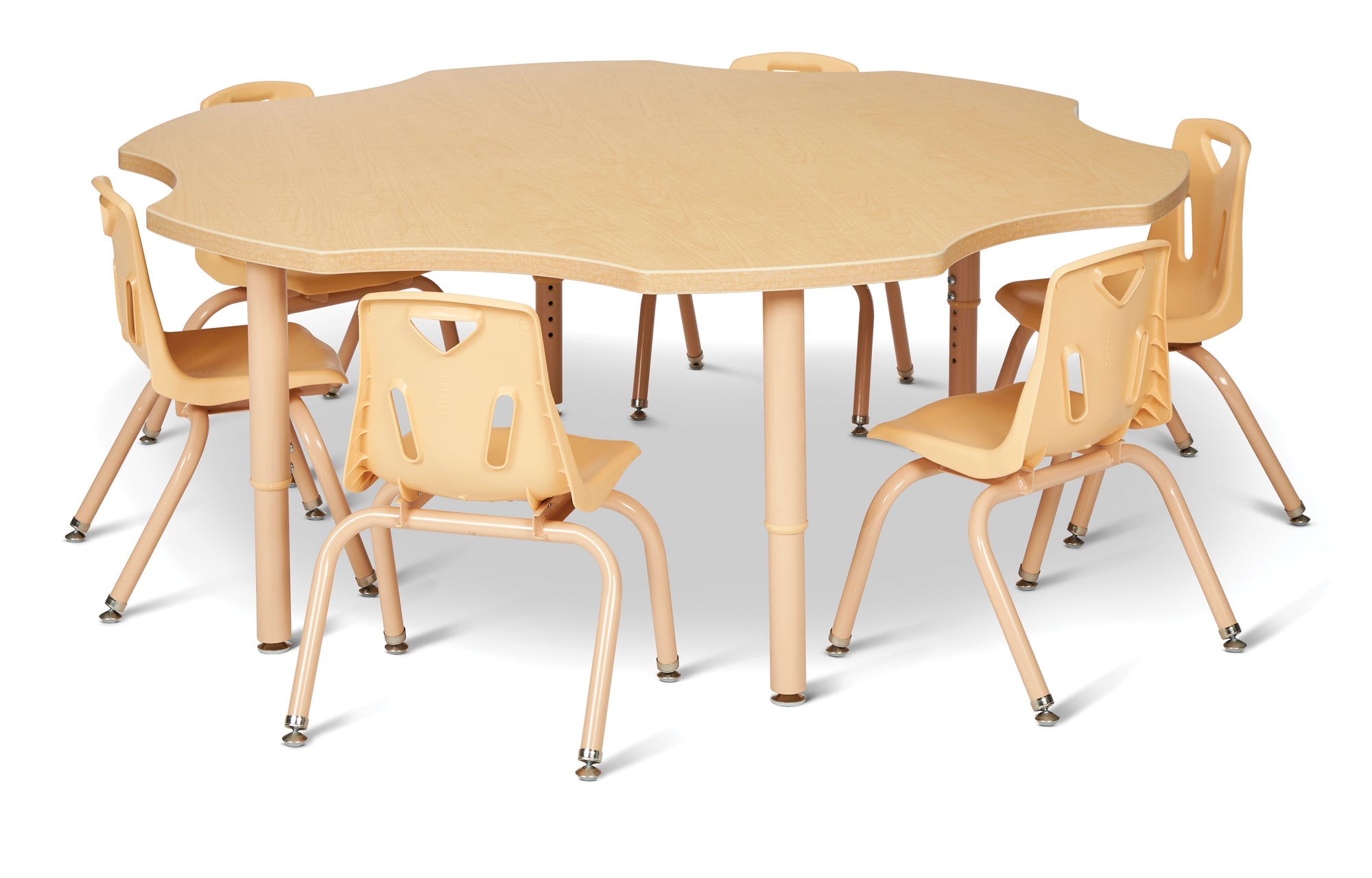 #49052 Jonti-Craft® Purpose+ Mesa de seis hojas