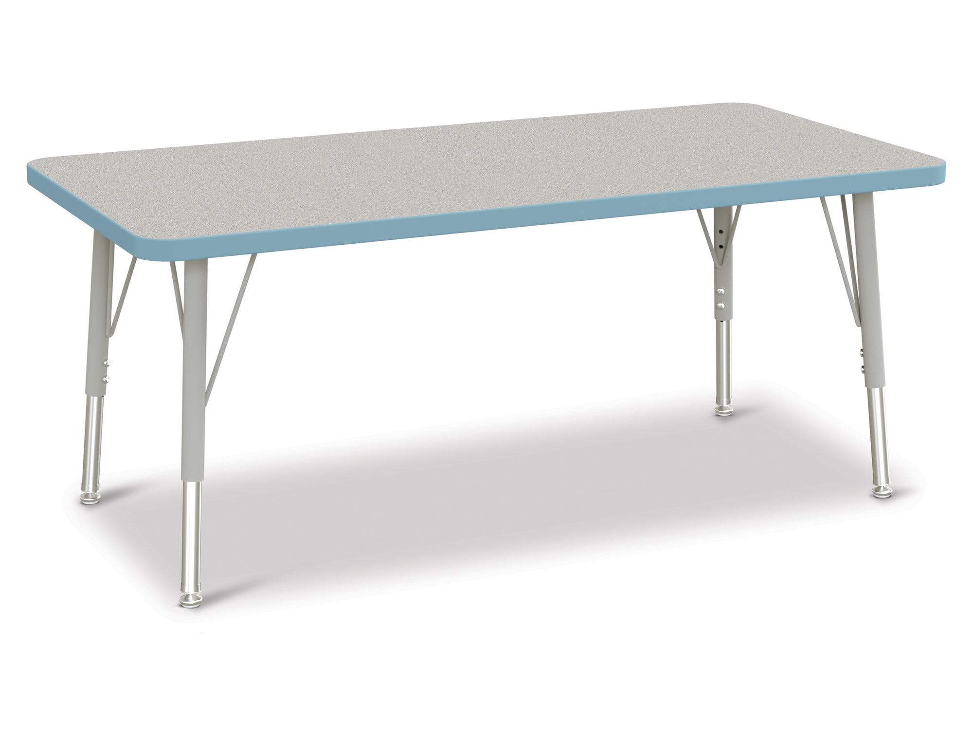 #1599 RA  KYDZ ACTIVITY TABLE - RECTANGLE - 30" x 60", 15" - 24" HT