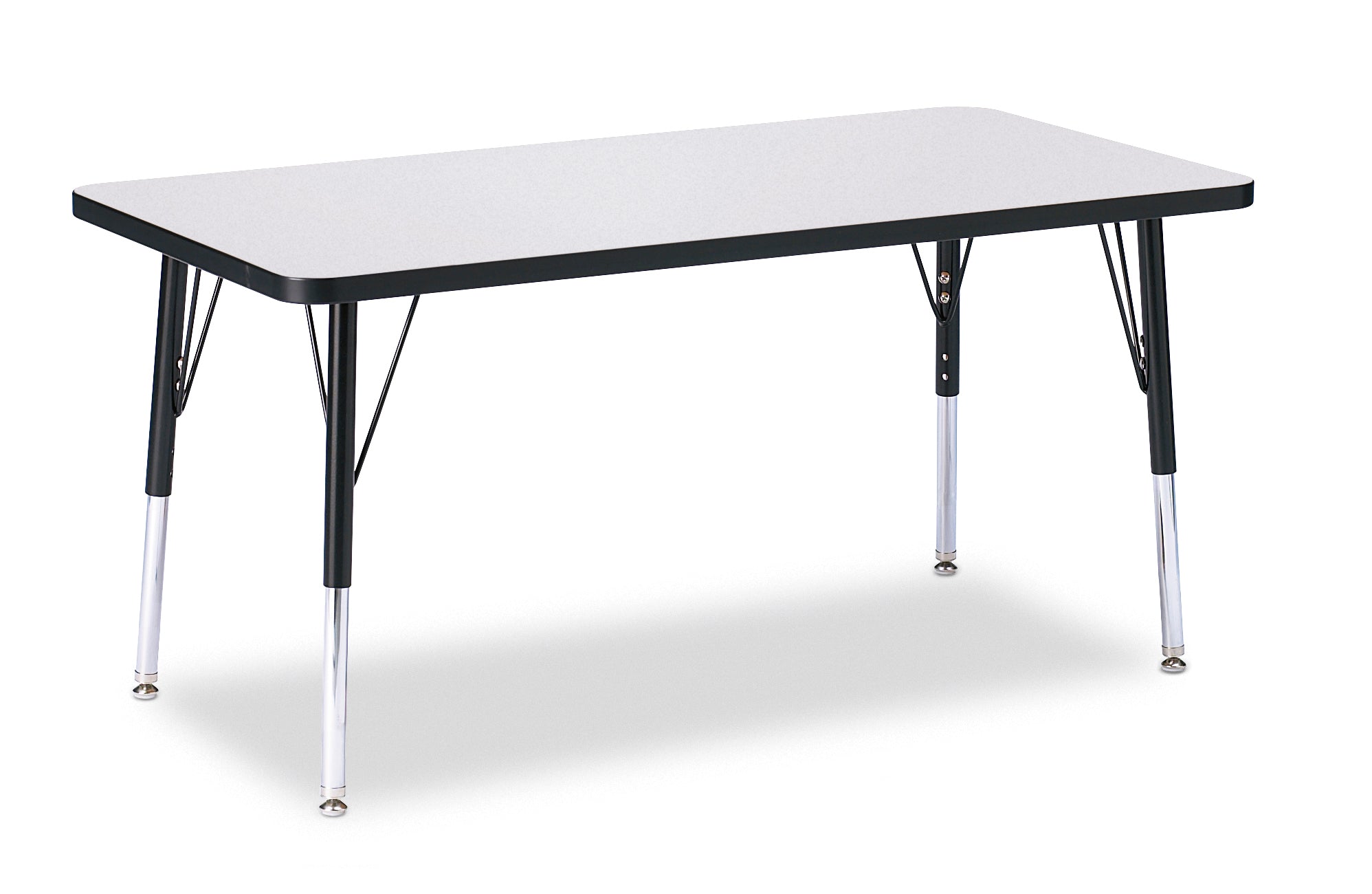 #1599 RA  KYDZ ACTIVITY TABLE - RECTANGLE - 30" x 60", 15" - 24" HT
