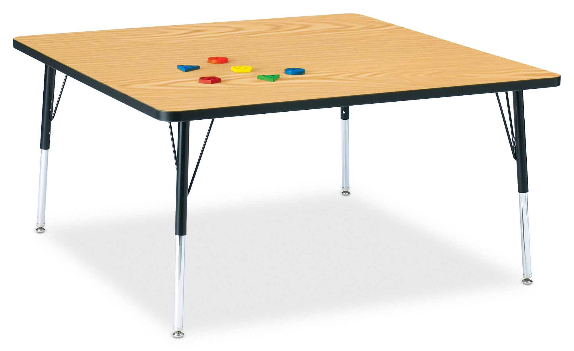 #1607 Berries® Square Activity Table - 48" X 48", 15" - 24" Ht