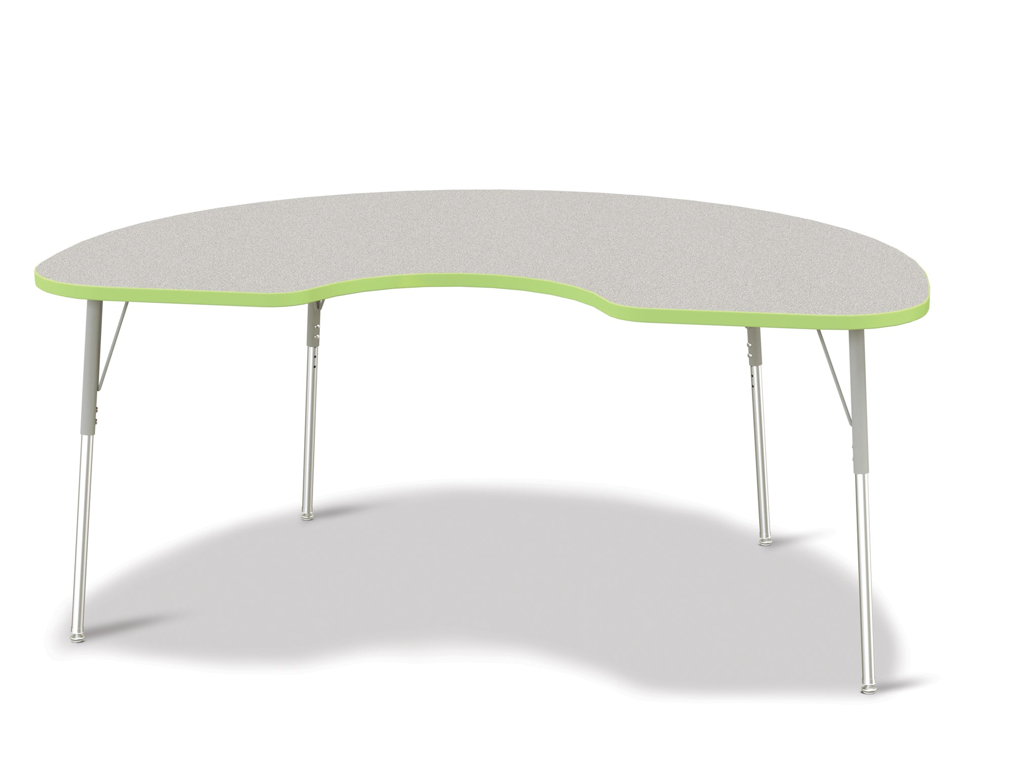 #1611 RA  KYDZ ACTIVITY TABLE - KIDNEY - 48" x 72", 15" - 24" HT