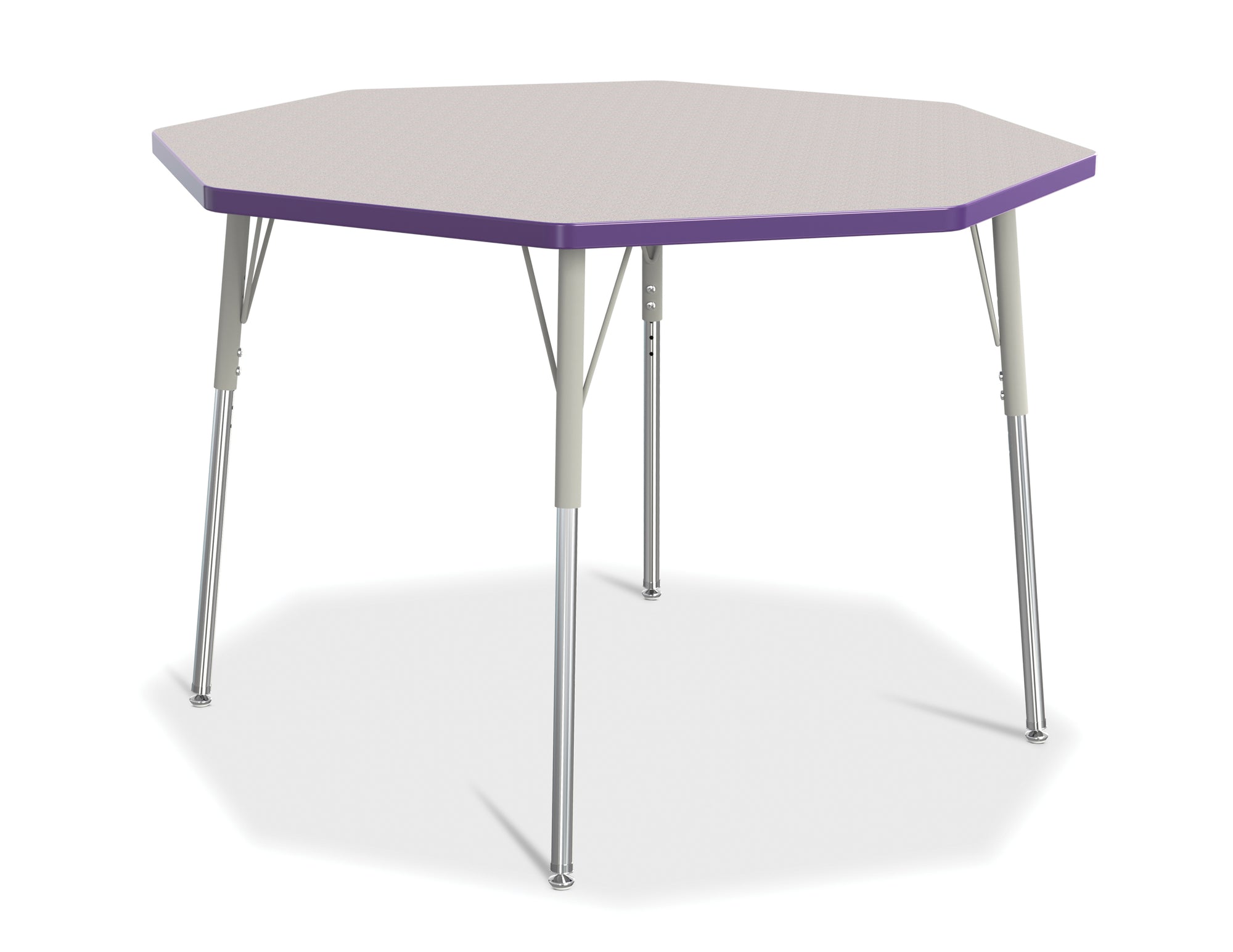 #1615 Berries® Octagon Activity Table - 48" X 48", 15" - 24" Ht