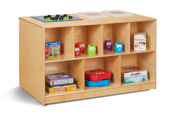 #1723 Jonti-Craft® Mobile Storage Island - Twin Without Trays