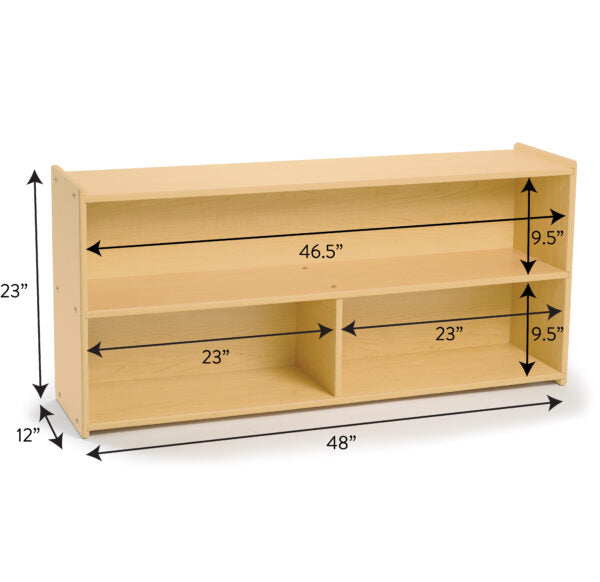 #48663 Value Line Toddler 2-Shelf Storage