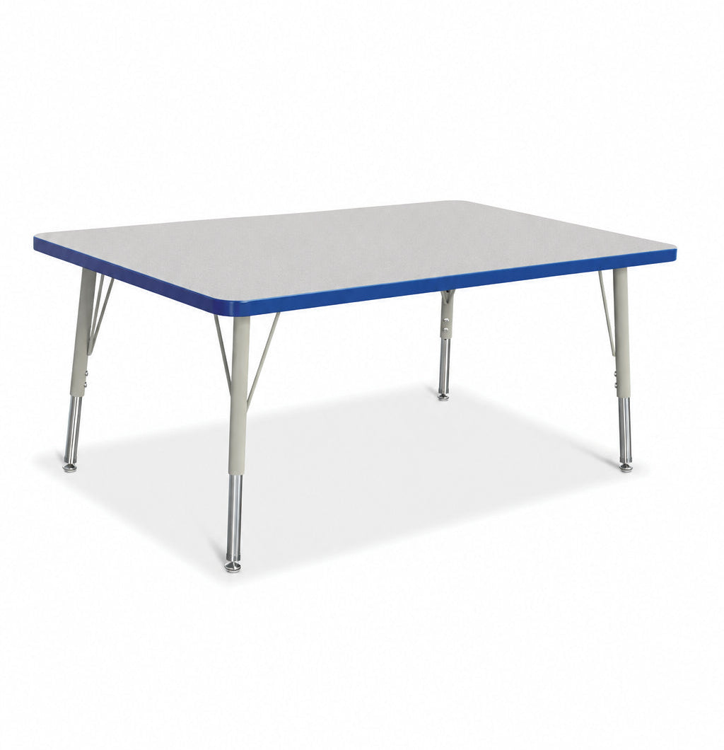 RA  KYDZ ACTIVITY TABLE - RECTANGLE - 30" x 48", 15" - 24" HT