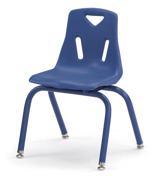 #1908 Berries® PLASTIC / STEEL CHAIR w/POWDER COATED LEGS - 14" HEIGHT