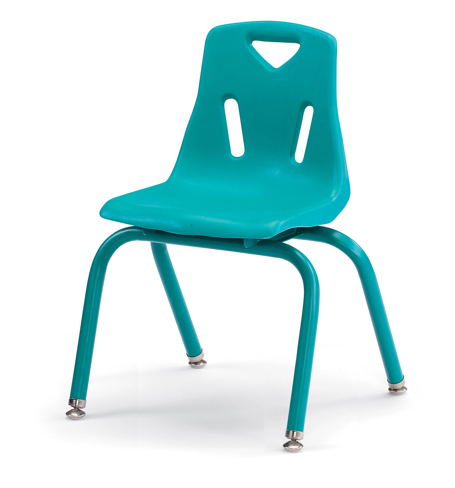 #1908 Berries® PLASTIC / STEEL CHAIR w/POWDER COATED LEGS - 14" HEIGHT