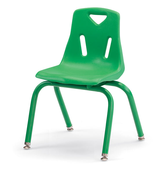 #1908 Berries® PLASTIC / STEEL CHAIR w/POWDER COATED LEGS - 14" HEIGHT