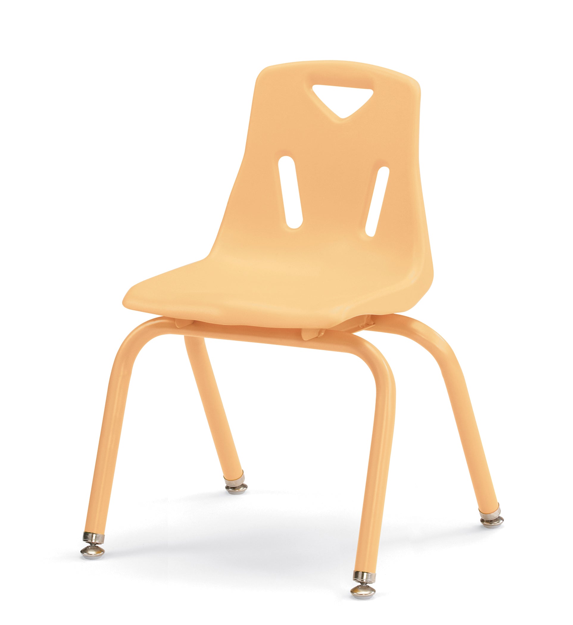 #1908 Berries® PLASTIC / STEEL CHAIR w/POWDER COATED LEGS - 14" HEIGHT