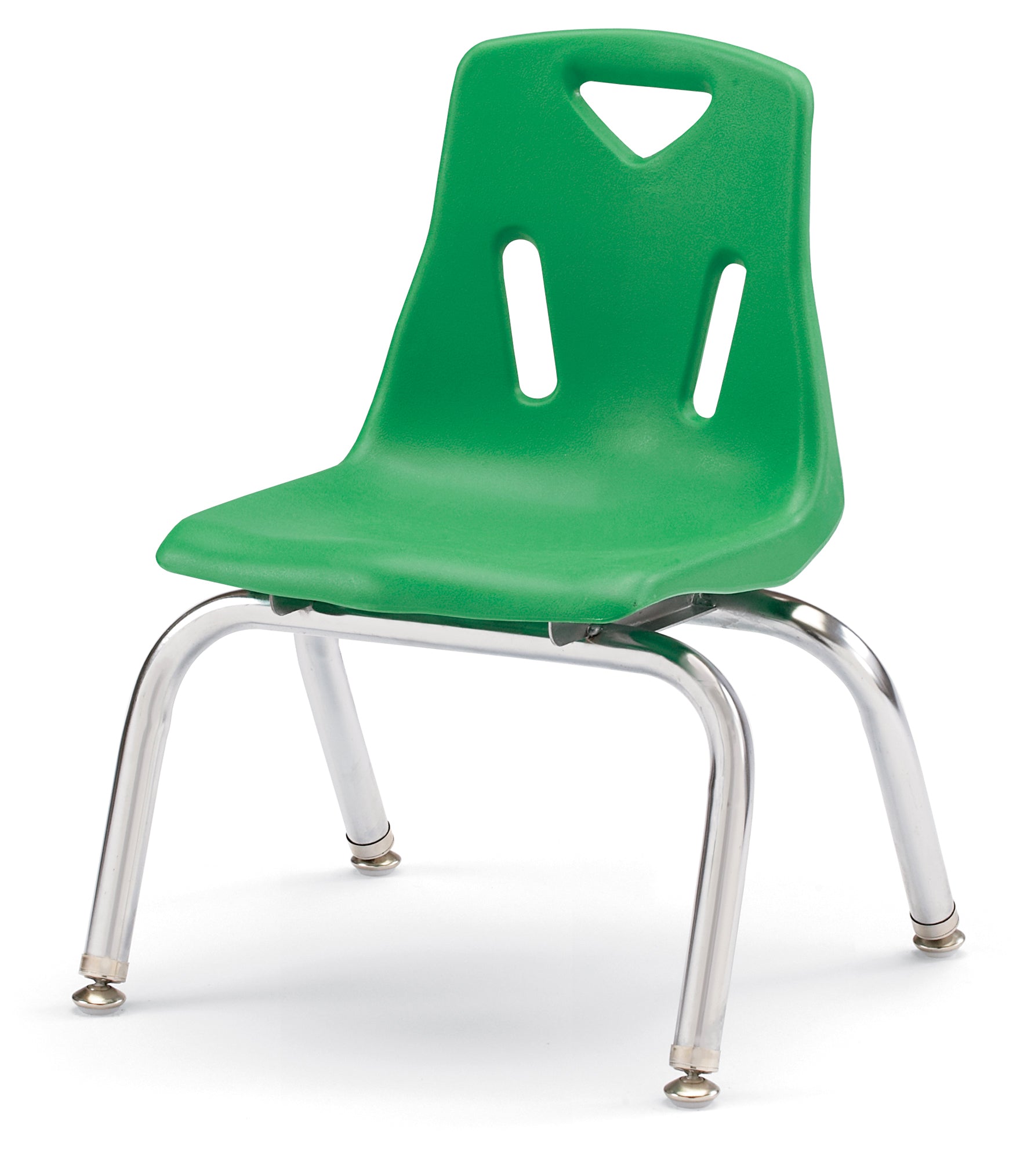 Silla de plástico Berries® n.° 1921 con patas cromadas - 25 cm de alto