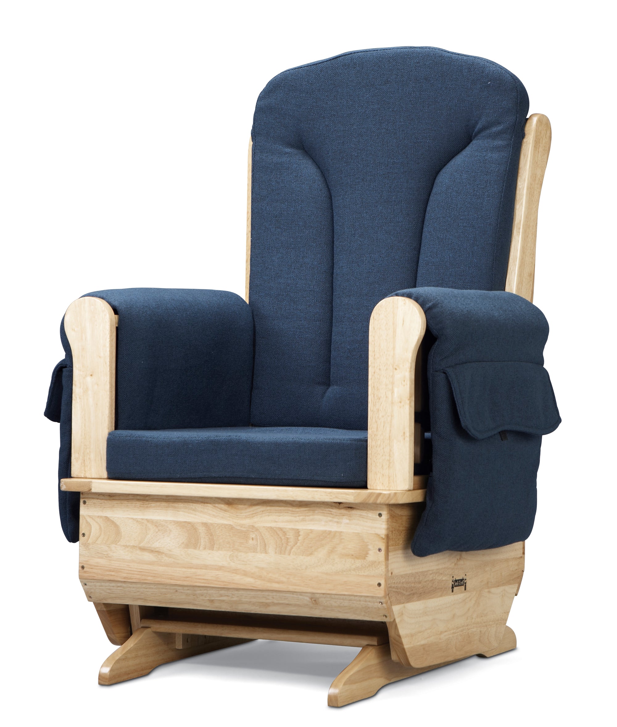#1952 Jonti-Craft® Jonti-Craft® Glider Rocker con cojines azules