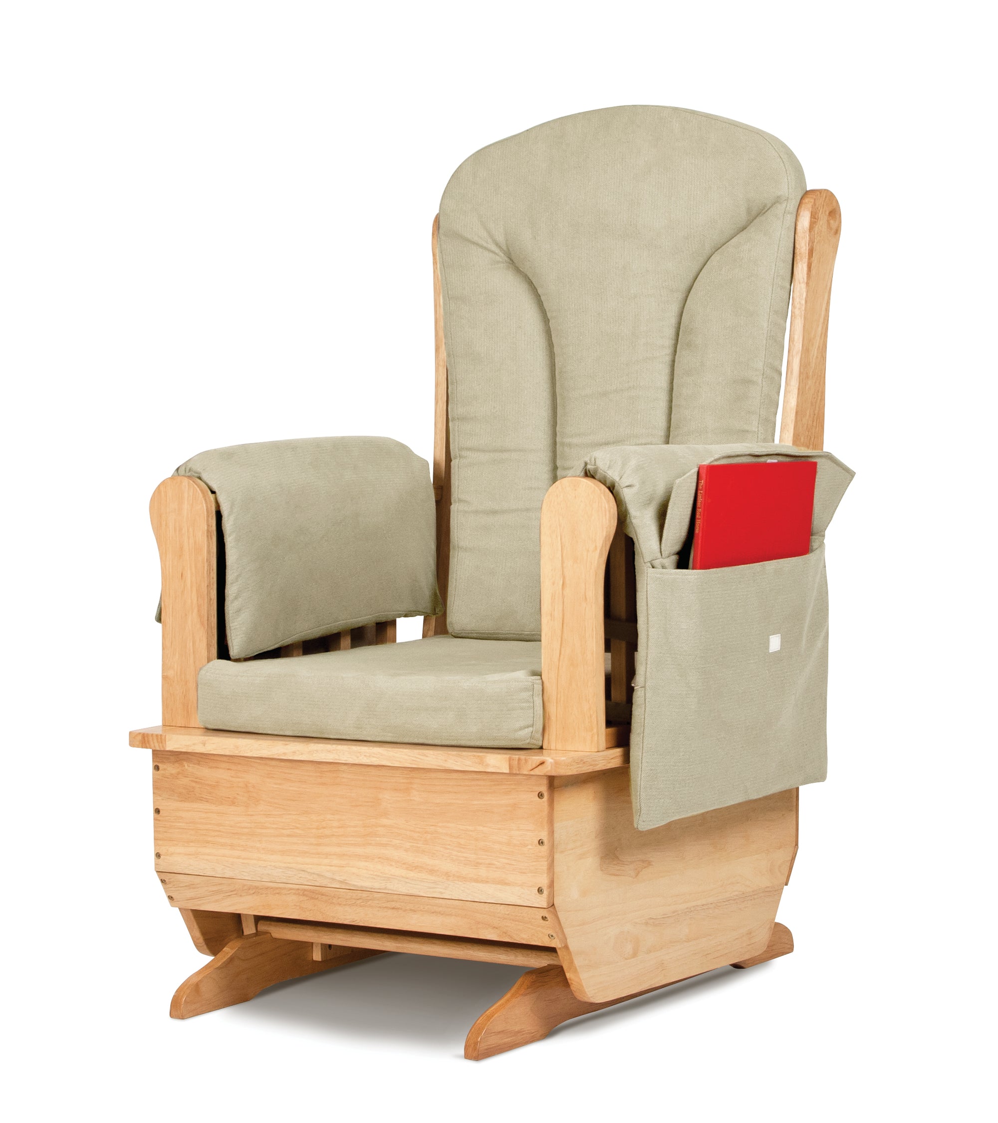 #1954 Jonti-Craft® Jonti-Craft® Glider Rocker con cojines color oliva