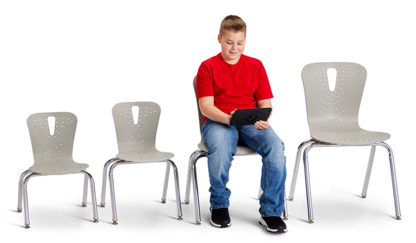 #59868 Berries® Flow Chair - 12" Seat Height - Gray