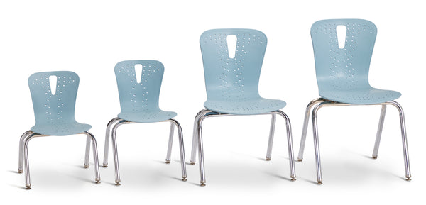 #59863 Berries® Flow Chair - 16" Seat Height - Coastal Blue