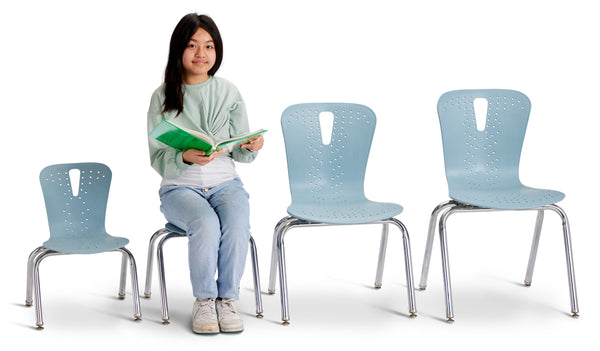 #59866 Berries® Flow Chair - 14" Seat Height - Coastal Blue