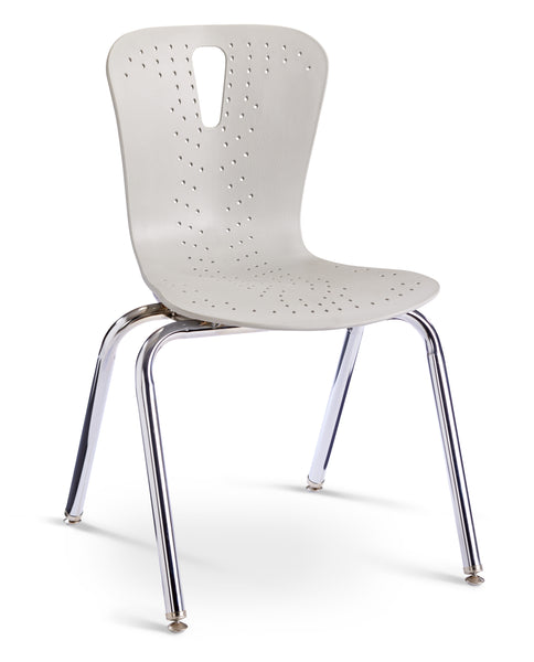 #59859 Berries® Flow Chair - 18" Seat Height - Gray