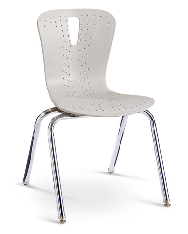 #59859 Berries® Flow Chair - 18" Seat Height - Gray