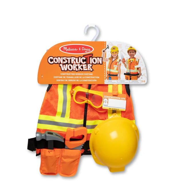 ROLE PLAY CONSTRUCTION WORKER COSTUME SET