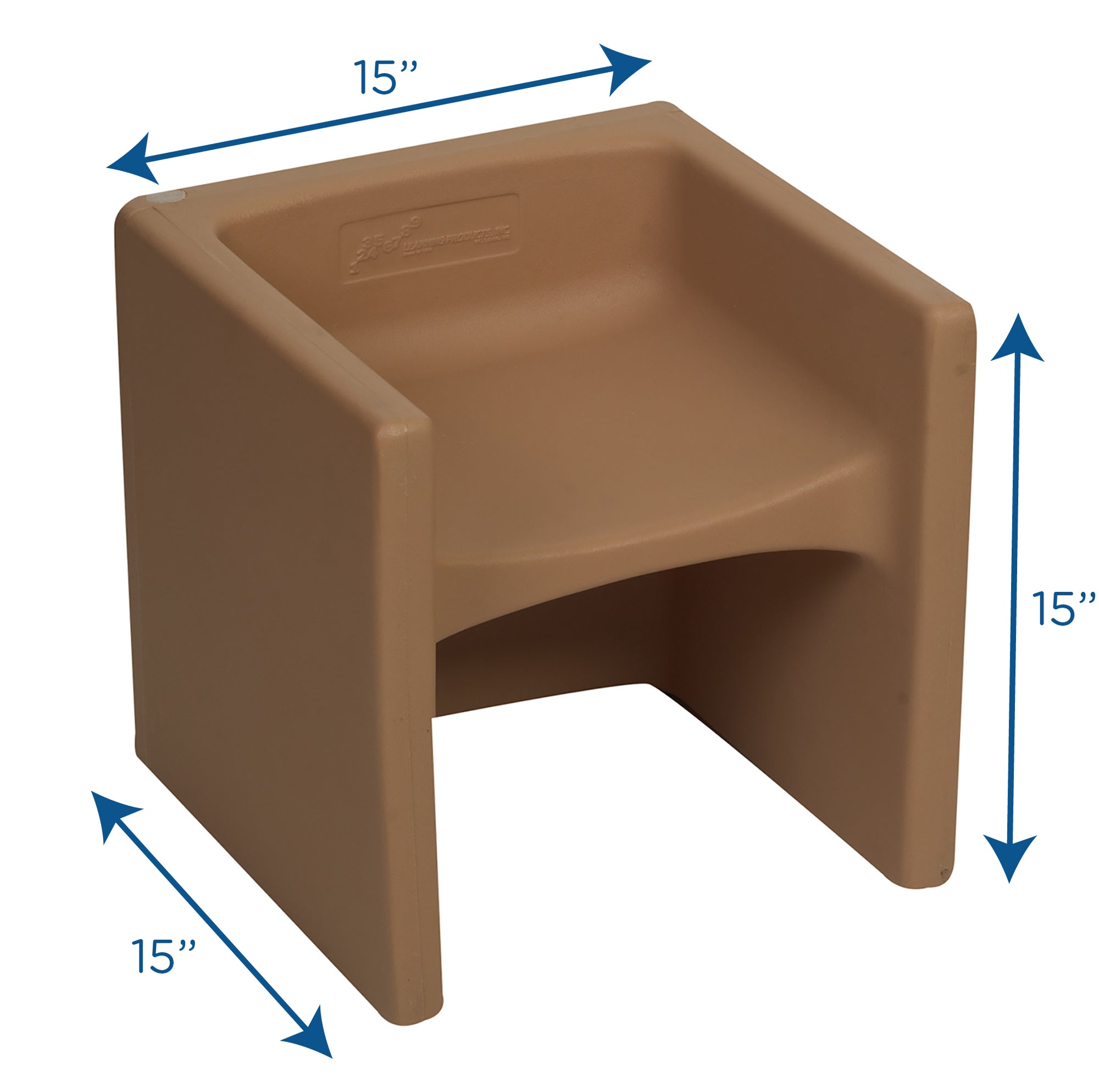 #10293 Chair Cube - Lt. Almond Tan