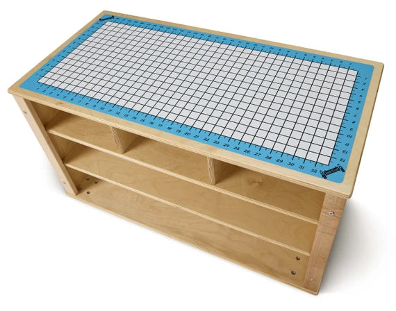 Kids Mobile STEM Learning Station Shelf With Storage