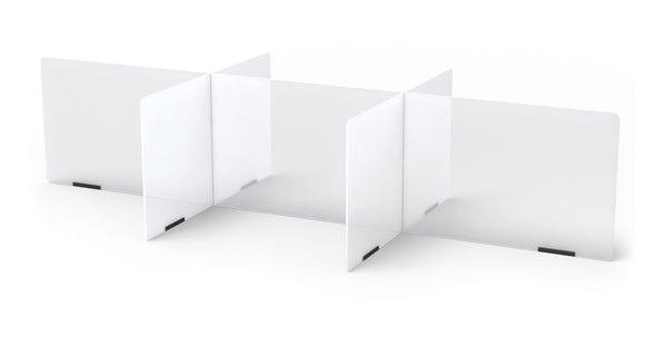 #51400 Jonti-Craft® See-Thru Table Divider Shields - 6 Station - 70.5" x 29.5" x 16"