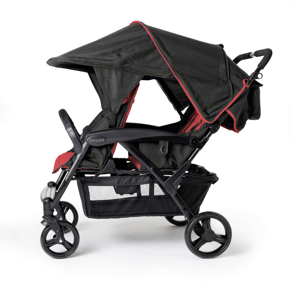 #59331 Odyessy Quad Stroller, Red/Gray