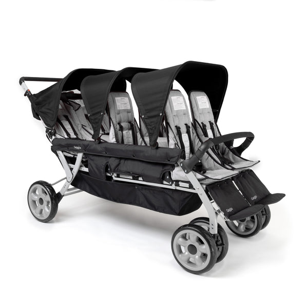 #59921 Gaggle® Jamboree 6-Passenger Stroller, Black