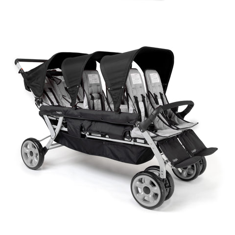 #59921 Gaggle® Jamboree 6-Passenger Stroller, Black