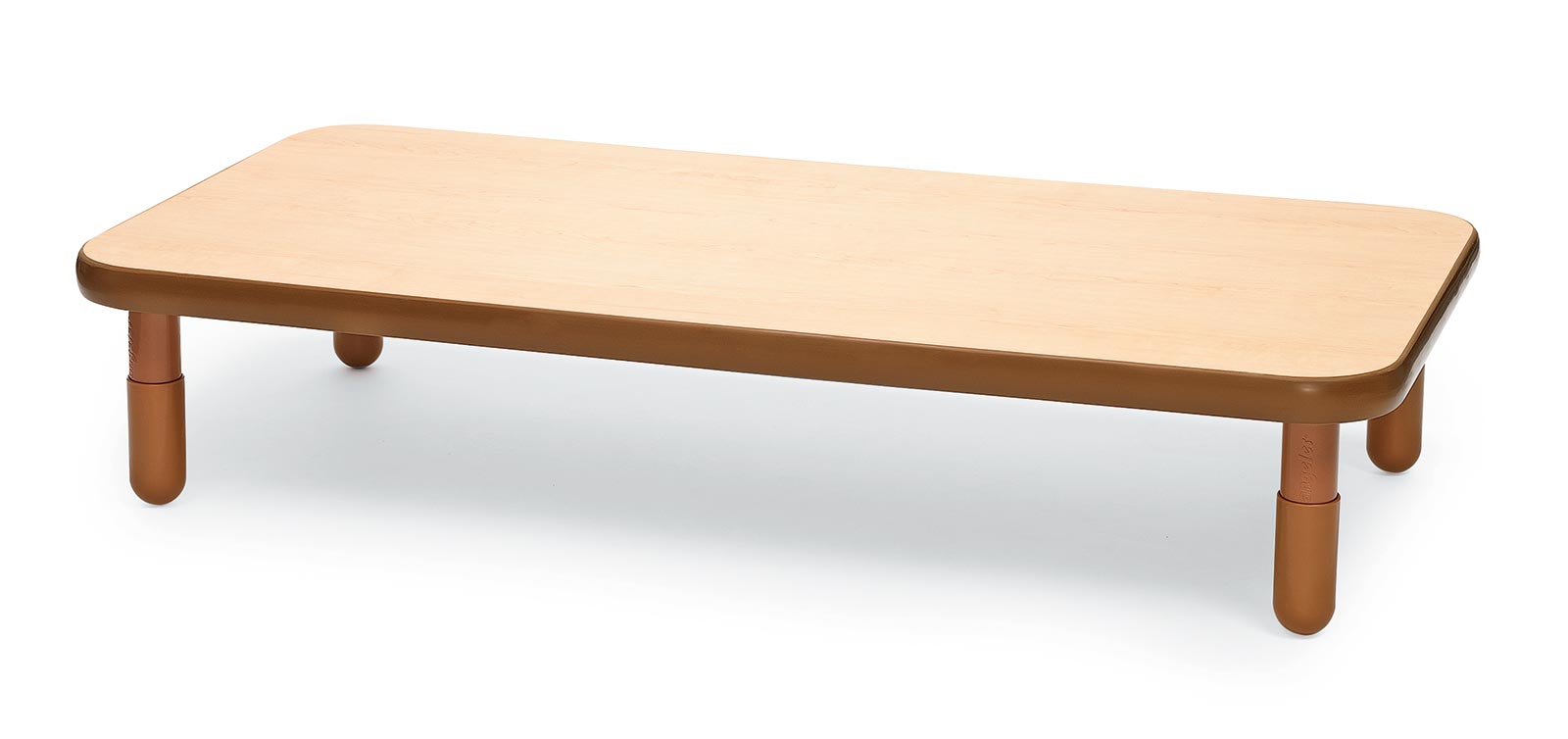 Mesa rectangular BaseLine n.° 45974 de 60 pulgadas de largo x 30 pulgadas de ancho -
 Madera natural con patas de 12 pulgadas de alto