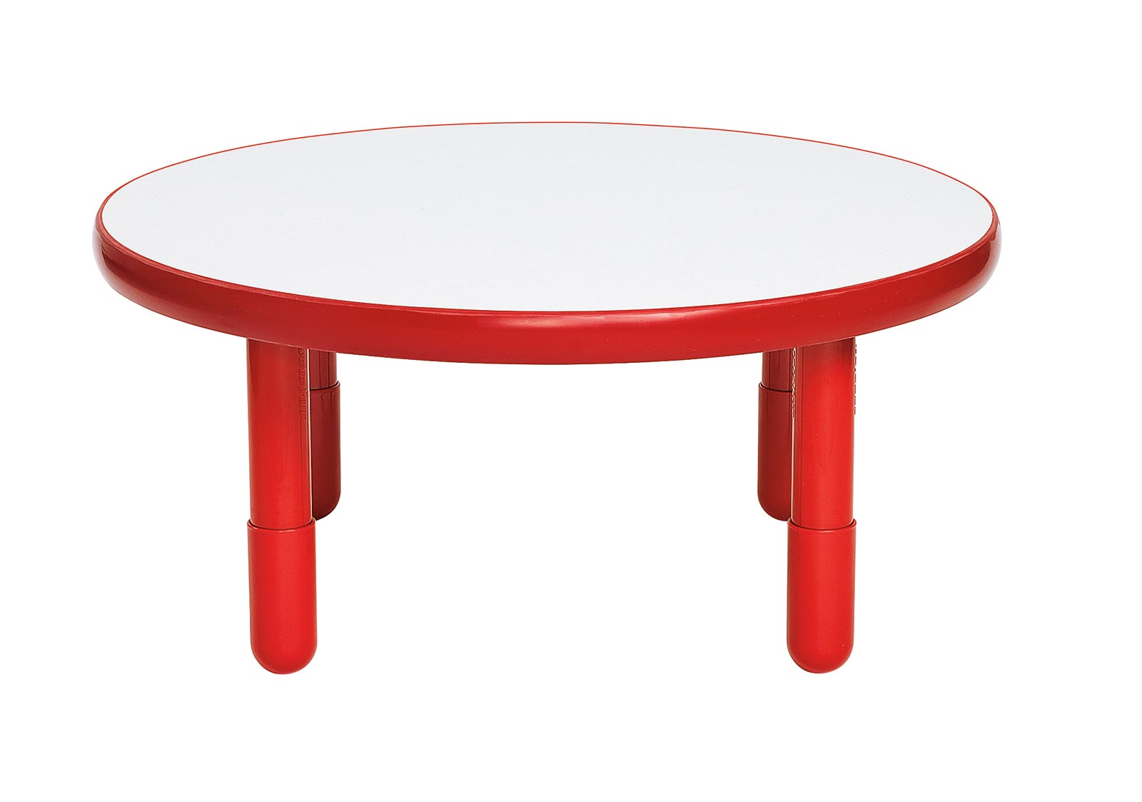 #46069 BaseLine 36"Dia Round Table - Candy Apple Red with 16" Legs