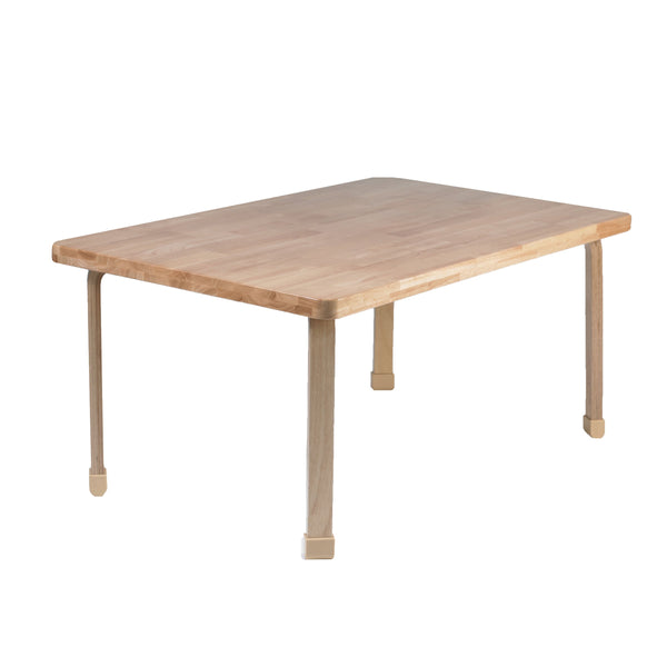 #46182 Rectangle NaturalWood Table Top with 22
