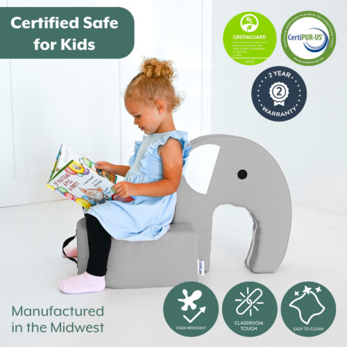 #60727 Elephant Seat - Gray