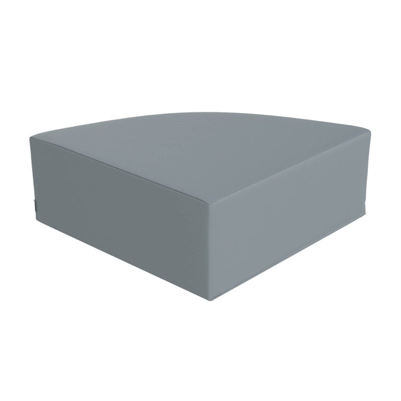 #60324 Medium Corner Ottoman - Fog Blue