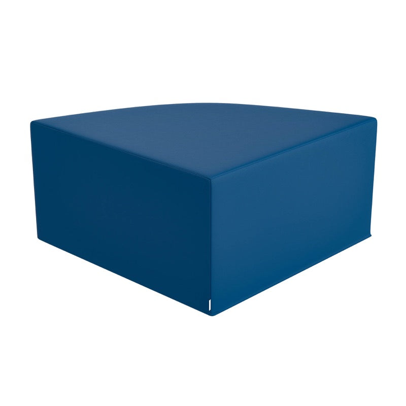 #60332 Large Corner Ottoman - Blue