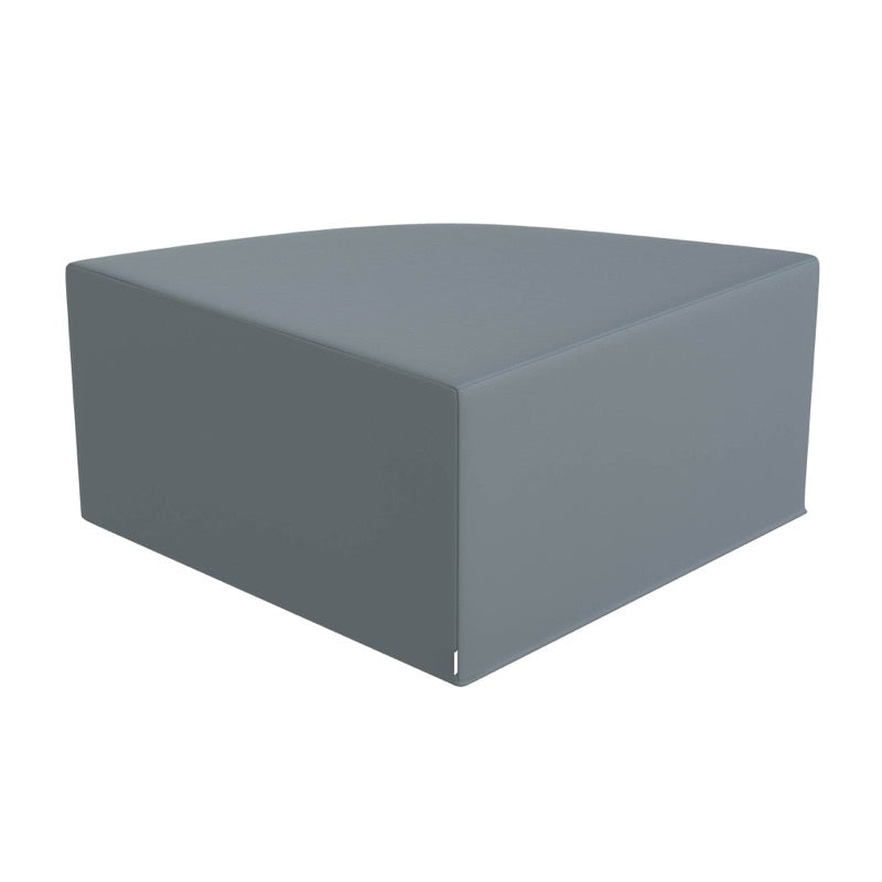 #60371 Otomana de esquina grande - Azul niebla