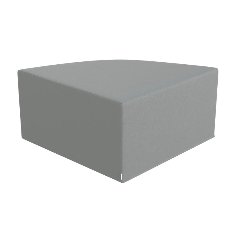 #60374 Otomana de esquina grande - Gris glaciar