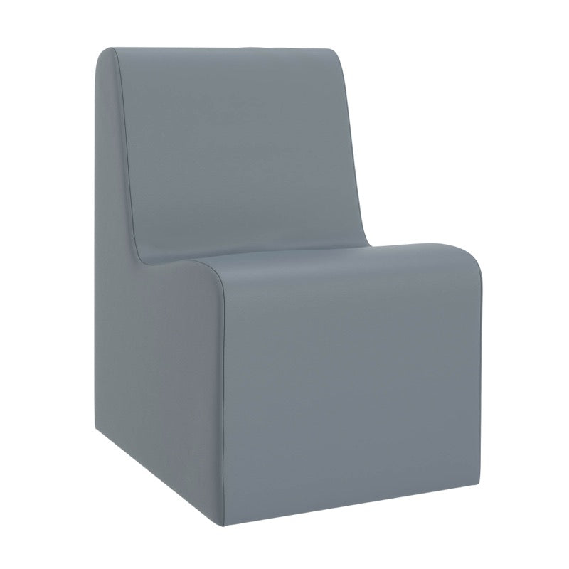 #60375 Silla de contorno grande - Azul niebla