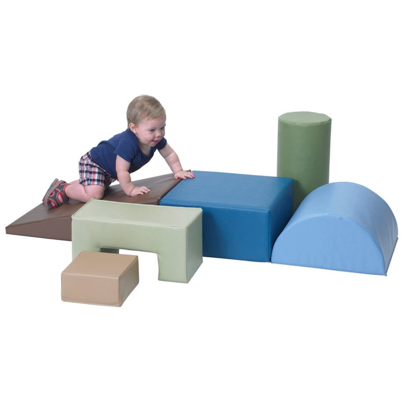 #48831 Climb and Play 6 Piece Play Set - Woodland