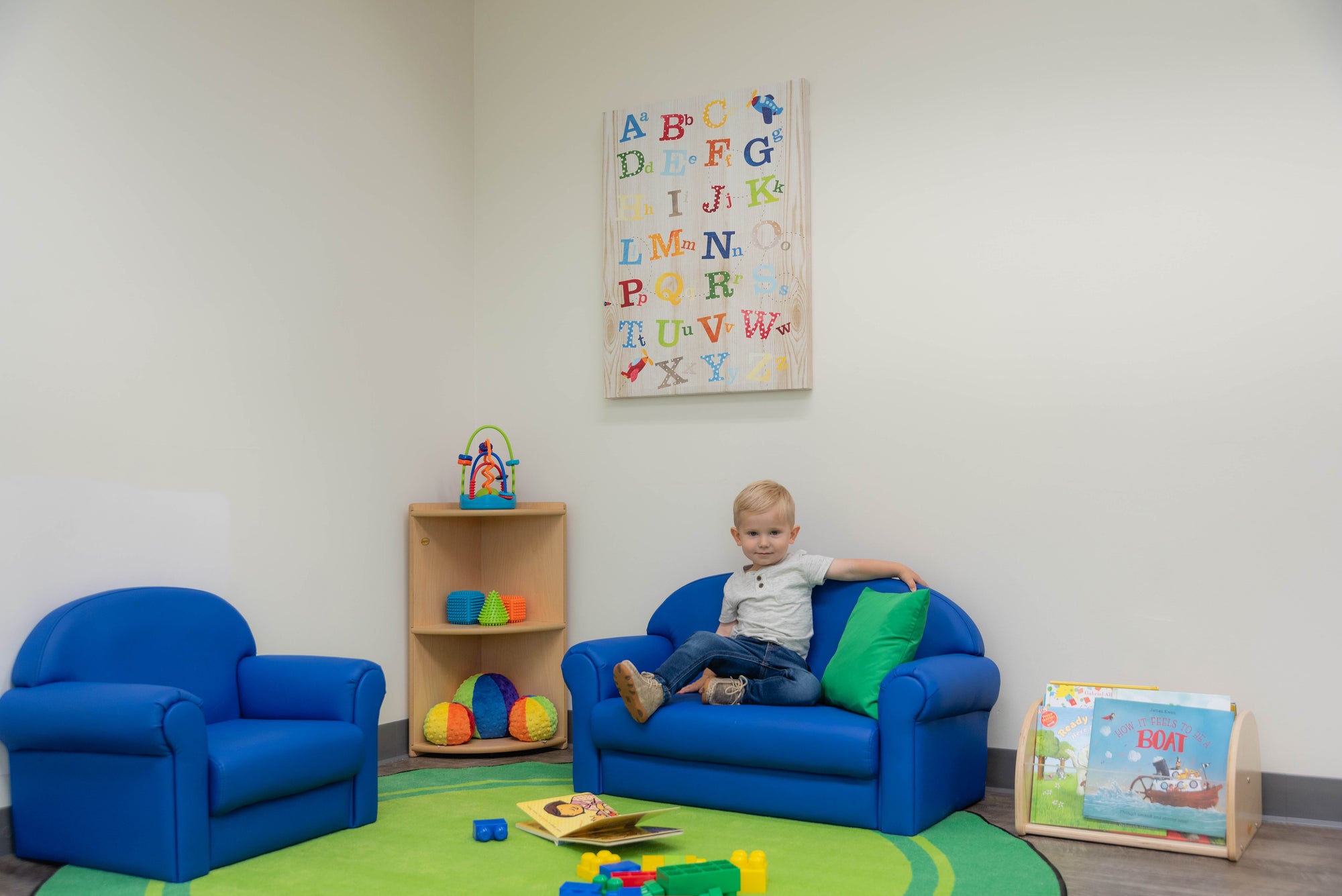 #59500 Conjunto de silla y sofá As We Grow - Azul