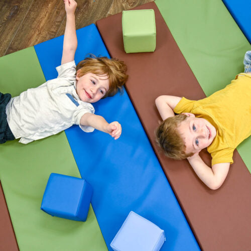 #60713 4' x 8' Folding Gym Mat - Woodland