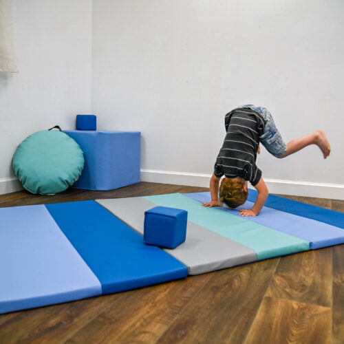 #60714 4' x 8' Folding Gym Mat - Tranquility
