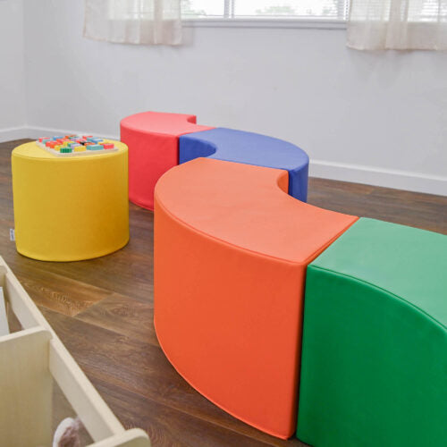 #60717 5 Piece Curve Seating - Rainbow