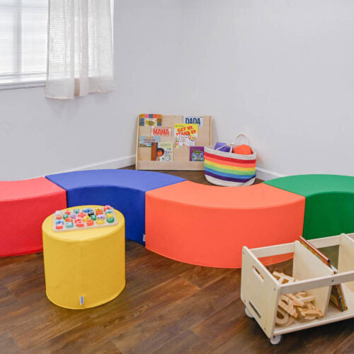 #60717 5 Piece Curve Seating - Rainbow