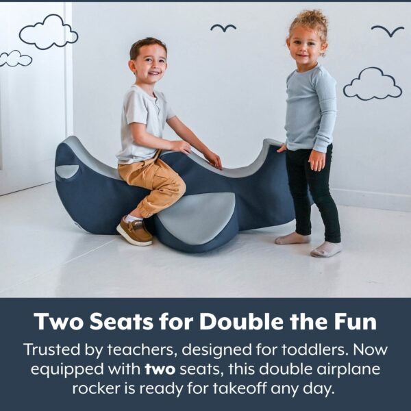 #60731 Rocket the Rocker - Navy/Gray (Double Airplane)