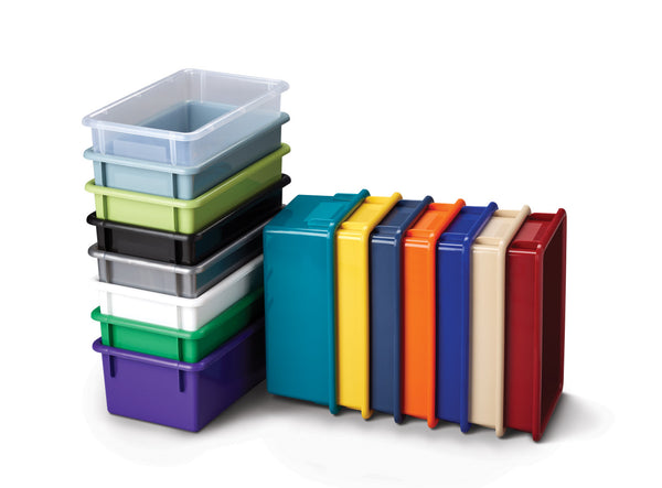 #59804 Jonti-Craft® 30 Tub Mobile Storage - with Colored Tubs - Magnetic Write-n-Wipe Back